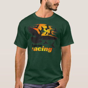 Duiven met klassieke vogelracers met hoge premie t-shirt