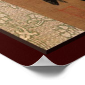 Duiven op de Japanse pekelboom Poster (Hoek)