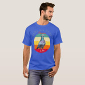 Duiven over een zonsondergang t-shirt (Voorkant volledig)