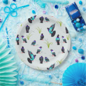 duiven papieren bordje (Feest)