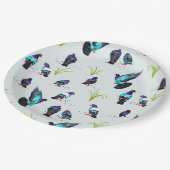 duiven papieren bordje (Gekanteld)