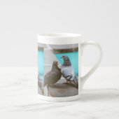 duiven porselein kop (Rechts)