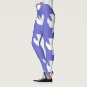 duiven schilderen kunst leggings (Links)