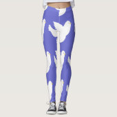 duiven schilderen kunst leggings (Voorkant)