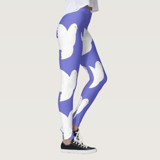 duiven schilderen kunst leggings (Rechts)