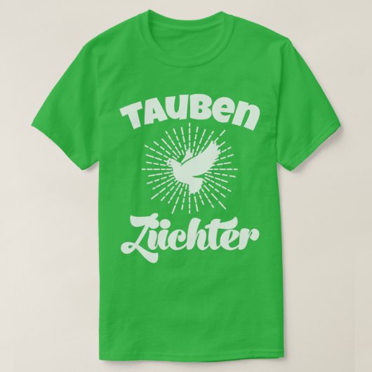 Duiven van duivenduiven van trekvogels t-shirt (Design voorkant)