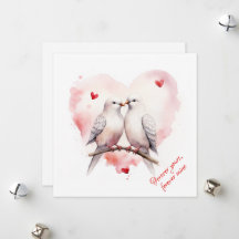 Duiven Van Liefde | Aangepaste Tekst | Valentijnsd
