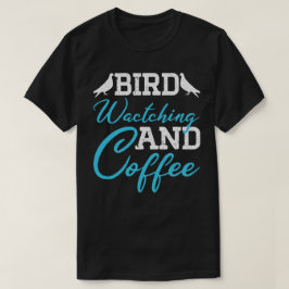 Duiven, vogelwateren en koffie t-shirt