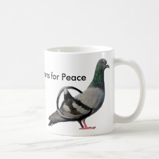 Duiven voor vrede koffiemok