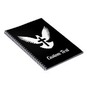 Duivenboek met kruis notitieboek (Rechterzijde)