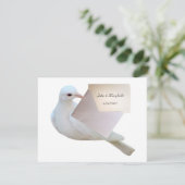 Duivenbrief Uitnodigingen (Staand voorkant)