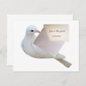 Duivenbrief Uitnodigingen (Voorkant / Achterkant)