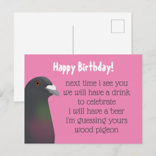 DuivenBriefkaart Briefkaart (Voorkant / Achterkant)