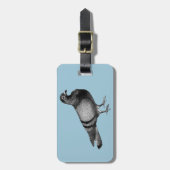  duivencadeaus bagagelabel (Voorkant verticaal)