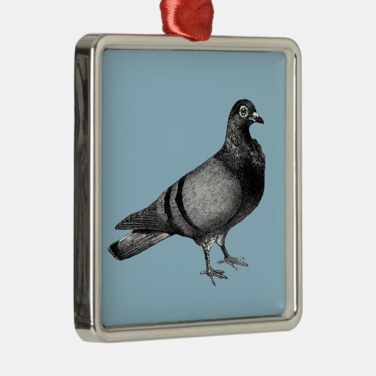  duivencadeaus metalen ornament (Rechts)