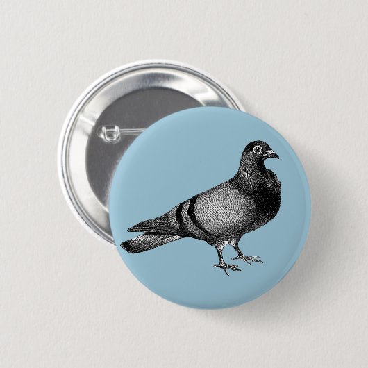  duivencadeaus ronde button 5,7 cm (Voorkant /achterkant)