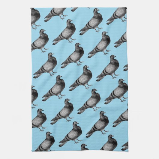  duivencadeaus Tea Towel Theedoek (Verticaal)
