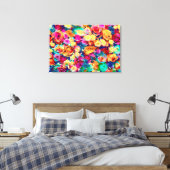 Duivende Rozen Canvas Afdruk (Insitu (Slaapkamer))