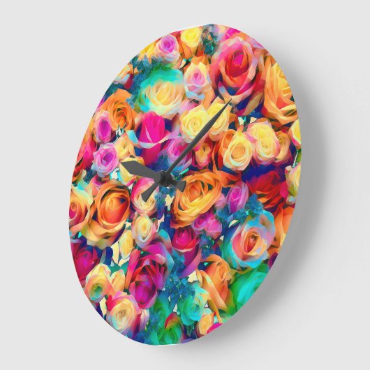 Duivende Rozen Grote Klok (Hoek)