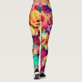 Duivende Rozen Leggings (Achterkant)