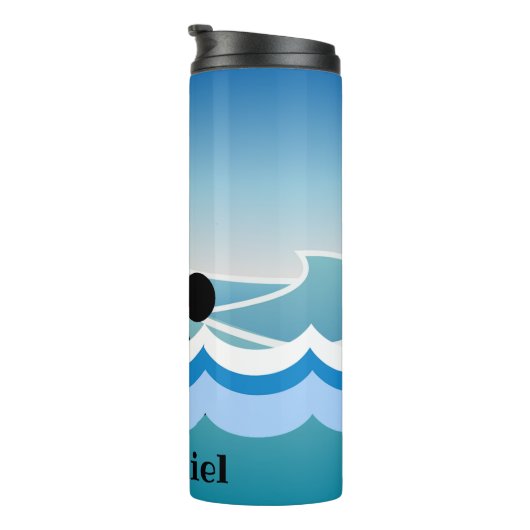 Duivende thermische trommel thermosbeker (Geroteerd rechts)