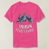 duivenduivenhobbyduivenwhisker t-shirt (Design voorkant)