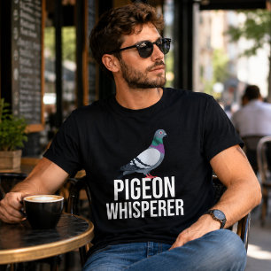 Duivenfluisteraar Grappige Vogel Liefhebber Citaat T-shirt