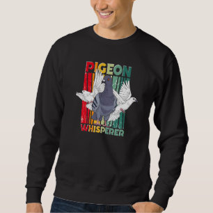 Duivenfluisteraar Vogel Dier Duif Retro Varken Trui
