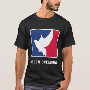 Duivenfokker Racing Duif Fluisteraar Schrijven Var T-shirt