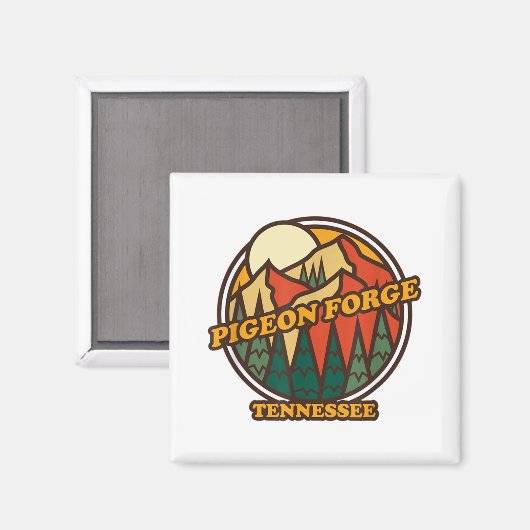 duivenforge Tennessee Mountain Hiking Sou Magneet (Voorkant / Achterkant)
