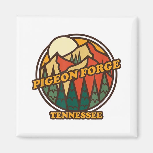 duivenforge Tennessee Mountain Hiking Sou Magneet (Voorkant)