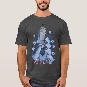 Duivenkwekerij Gift Pigeon Racefest of Flock of T-shirt