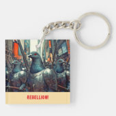 duivenleger sleutelhanger (Achterkant)