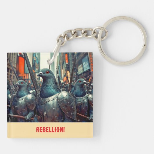 duivenleger sleutelhanger (Achterkant)