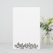 Duivenontwerp Briefpapier (Staand voorkant)