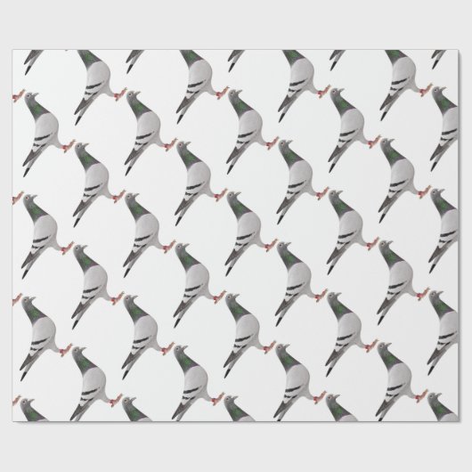 duivenontwerp cadeaupapier (Vlak)