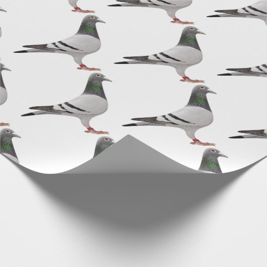 duivenontwerp cadeaupapier (Hoek)