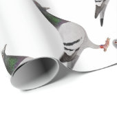 duivenontwerp cadeaupapier (Rol Hoek)