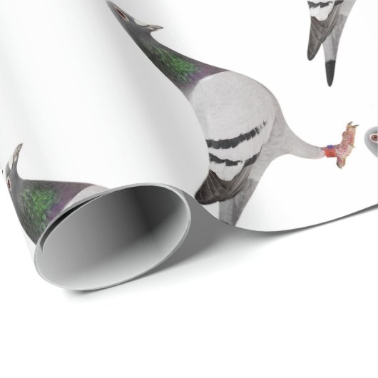 duivenontwerp cadeaupapier (Rol Hoek)