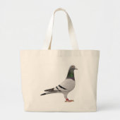 duivenontwerp grote tote bag (Voorkant)