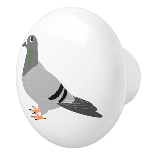 Duivenontwerp Keramische Knop (Rechts)