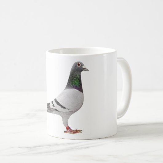 duivenontwerp koffiemok (Voorkant rechts)