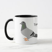 Duivenontwerp Mok (Links)