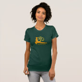 duivenpose, namaste t-shirt (Voorkant volledig)