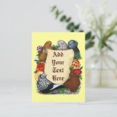 Duivenrol Briefkaart (Staand voorkant)