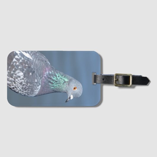 duiventil bagagelabel (Voorkant (horizontaal))