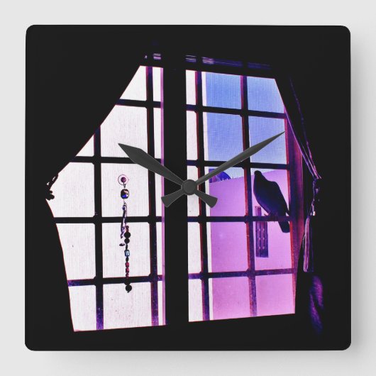 DuivenUitzicht Vierkante Klok (Voorkant)