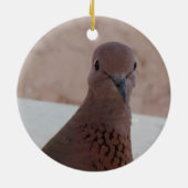 Duivenversiering, aanpasbaar keramisch ornament (Achterkant)