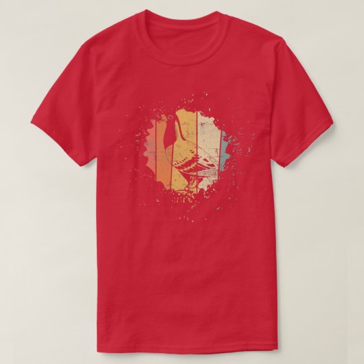 duivenvogel vintage 3 t-shirt (Design voorkant)