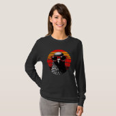 Duivenvogel Zonnebril Sunset Retro Style T-shirt (Voorkant volledig)